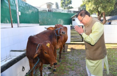 मुख्यमंत्री धामी ने प्रदेशवासियों को गोवर्धन पूजा की बधाई एवं शुभकामनाएं दी