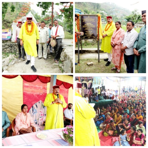 कैबिनेट मंत्री सतपाल महाराज ने अपने विधानसभा क्षेत्र को सड़क, होम-स्टे सहित करोड़ों की योजनाओं की दी सौगात