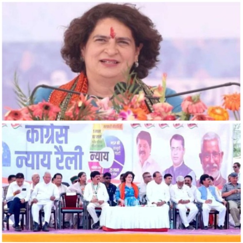 कांग्रेस महासचिव प्रियंका गांधी का बीजेपी पर हमला, कही ये बड़ी बातें…