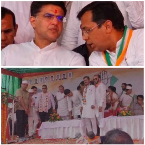 कांग्रेस नेता सचिन पायलट ने हल्द्वानी में जनसभा को किया संबोधित, प्रत्याशी प्रकाश जोशी के समर्थन में वोट डालने की अपील की