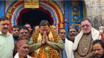 मुख्यमंत्री ने किए बाबा केदार के दर्शन, केदारनाथ धाम में निर्माण कार्यों का लिया जायजा