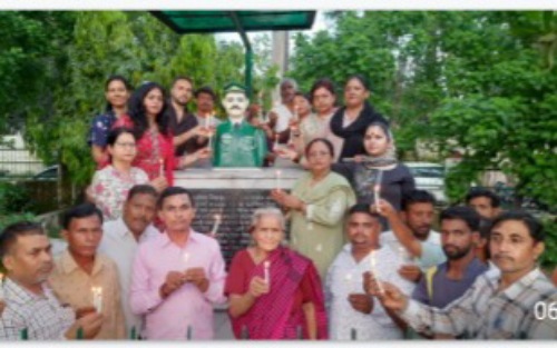 एक समाज श्रेष्ठ समाज संस्था द्वारा कारगिल शहीदों को दी श्रद्धंजलि