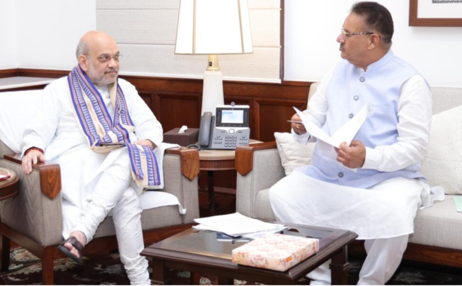 केंद्रीय गृह एवं सहकारिता मंत्री अमित शाह से मिले कृषि मंत्री गणेश जोशी