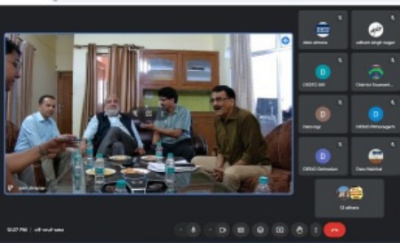 उपाध्यक्ष ज्योति प्रसाद गैरोला ने समस्त जनपदों के अधिकारियों के साथ की ऑनलाइन समीक्षा बैठक