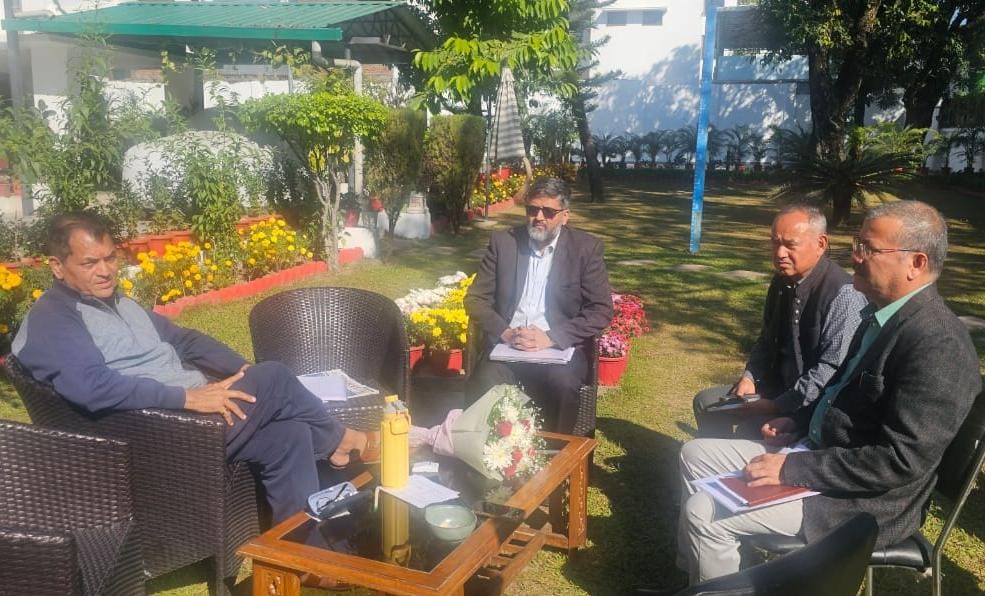 वित्त मंत्री डॉ. प्रेमचंद अग्रवाल ने जीएसटी विभाग के उच्च अधिकारियों के साथ की बैठक