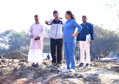 औचक निरीक्षण पर रुद्रपुर पहुंची मंत्री रेखा आर्या, हैंडबॉल टीम के सिलेक्शन ओपन ट्रायल का निरीक्षण भी किया