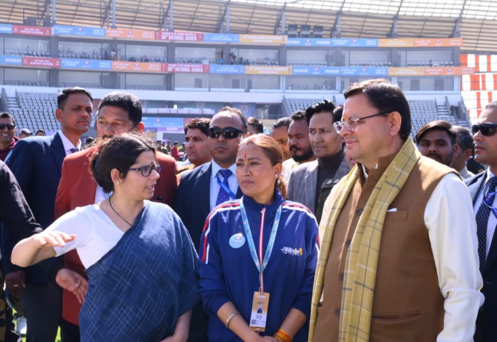 शानदार समापन के लिए सज गया गौलापार: आयोजन से ठीक 24 घंटे पहले मुख्यमंत्री और खेल मंत्री ने परखी व्यवस्थाएं