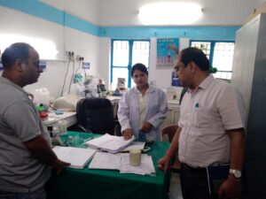 सीएमओ देहरादून ने किया स्वास्थ्य केन्द्रों का निरीक्षण 