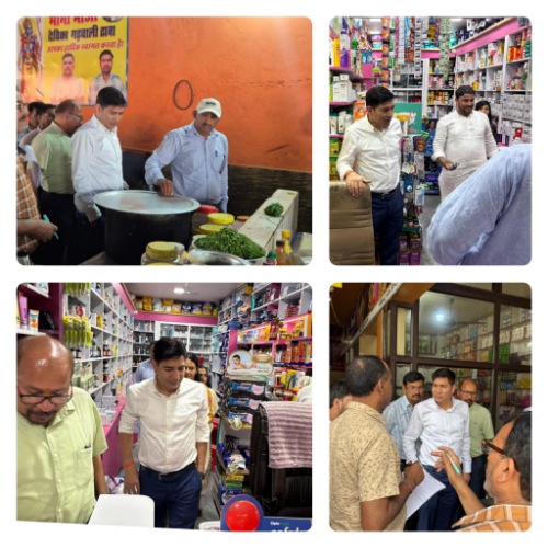 स्वास्थ्य सचिव के निर्देश पर FDA टीम का हरिद्वार, हल्द्वानी व उधमसिंहनगर में ताबड़तोड़ छापेमारी 