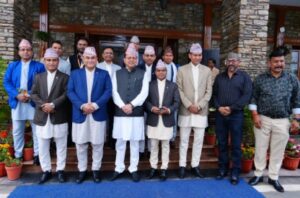 मुख्यमंत्री से नेपाल के सुदूर पश्चिम प्रांत के मुख्यमंत्री के नेतृत्व में  दस सदस्यों के प्रतिनिधिमंडल ने की मुलाकात