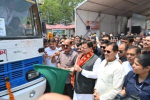 मुख्यमंत्री धामी ने ऋषिकेश से चारधाम यात्रा के शुभारंभ कार्यक्रम में प्रतिभाग किया