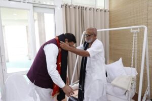 मुख्यमंत्री धामी नंदप्रयाग में आयोजित राम कथा में प्रतिभाग किया
