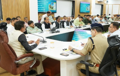 मुख्य सचिव ने प्रदेश में नागरिक सुरक्षा पूर्वाभ्यास के सम्बन्ध में अधिकारियों एवं जिलाधिकारियों के साथ बैठक ली