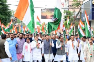 मुख्यमंत्री धामी के नेतृत्व में “तिरंगा शौर्य सम्मान यात्रा” का किया गया भव्य आयोजन