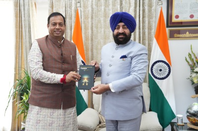 राज्यपाल लैप्टिनेंट जनरल (सेवानिवृत्त) गुरमीत सिंह से मिले बीकेटीसी अध्यक्ष