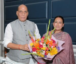 रेखा आर्या ने दी रक्षा मंत्री को ऑपरेशन सिंदूर पर बधाई