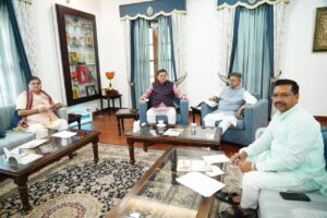 भाजपा ने त्रिस्तरीय पंचायत चुनाव की रणनीति को लेकर विस्तृत की चर्चा
