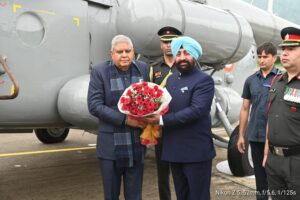 उप राष्ट्रपति तीन दिवसीय उत्तराखंड भ्रमण पर हल्द्वानी पहुंचे