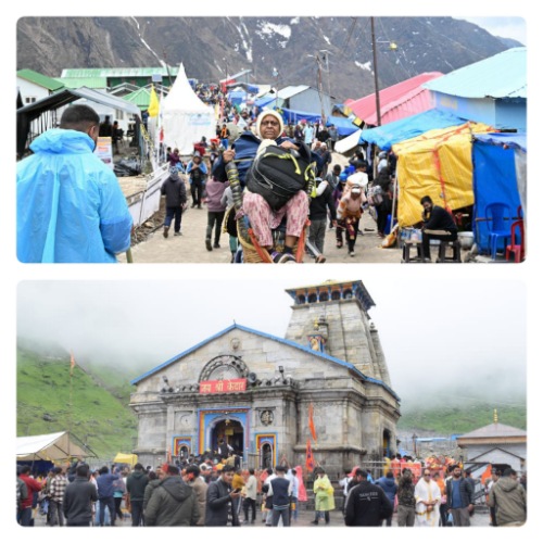 एक महीने में केदारनाथ धाम यात्रा में लगभग 200 करोङ का कारोबार