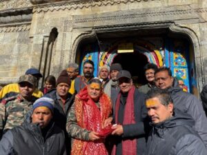 केदारनाथ धाम दर्शन‌ को पहुंचे थलसेना अध्यक्ष जनरल उपेंद्र द्विवेदी