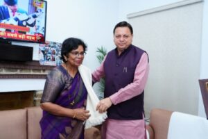 मुख्यमंत्री से राष्ट्रीय महिला आयोग की अध्यक्ष विजया किशोर रहाटकर ने की शिष्टाचार भेंट