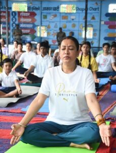 स्वास्थ्य तन मन का आधार है योग : रेखा आर्या
