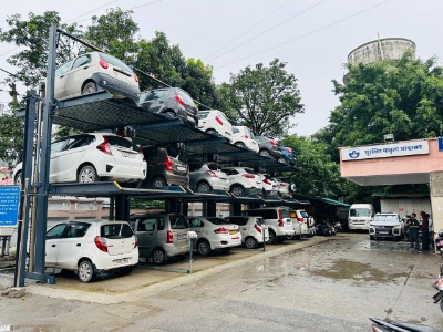कोरोनेशन ऑटोमेटिक पार्किंग अस्पताल को हैंडओवर, पार्क होने लगे वाहन, बढी पार्किंग सुविधा