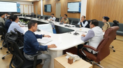 मुख्य सचिव ने गृहमंत्री के प्रस्तावित भ्रमण कार्यक्रम की तैयारियों के संबंध में की समीक्षा बैठक