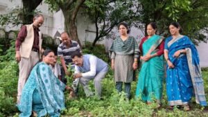 मंगला देवी इंटर कॉलेज में धूम-धाम से मनाया गया हरेला उत्सव