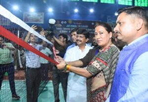 राज्य स्तरीय जूनियर एवं सीनियर चैंपियनशिप का खेल मंत्री ने किया शुभारंभ