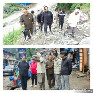 बीकेटीसी अध्यक्ष हेमंत द्विवेदी ने सोनप्रयाग, गौरीकुंड भूस्खलन प्रभावित मार्ग का किया निरीक्षण 