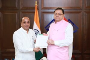 यमुना घाटी मे जल आपदा को लेकर सीएम से मिले मनवीर चौहान, प्रभावितों को मदद की मांग