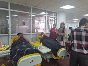 बीजेपी प्रदेश अध्यक्ष भट्ट ने एम्स में आपदा में घायलों का हाल-चाल जाना