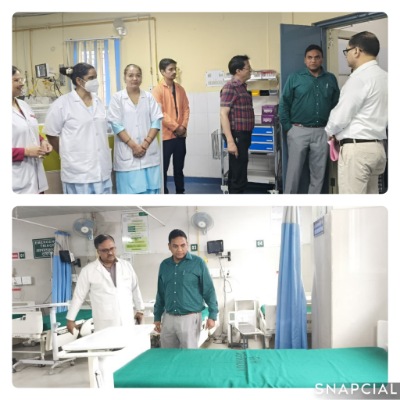 धराली क्षेत्र में आपदा पर अलर्ट स्वास्थ्य विभाग: मुख्यमंत्री के निर्देश पर स्वास्थ्य सचिव ने किया अस्पतालों का निरीक्षण