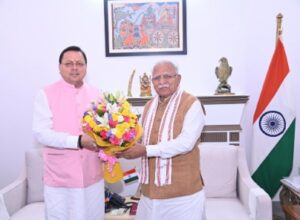 मुख्यमंत्री ने केंद्रीय विद्युत मंत्री मनोहर लाल खट्टर से की मुलाकात, कई महत्वपूर्ण विषयों पर की चर्चा 