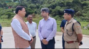 सीएम धामी ने थराली चमोली में किया आपदा प्रभावित क्षेत्रों का स्थलीय निरीक्षण