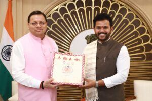 सीएम ने केंद्रीय नागरिक उड्डयन मंत्री से की मुलाकात, उत्तराखण्ड में हवाई सेवाओं पर की चर्चा