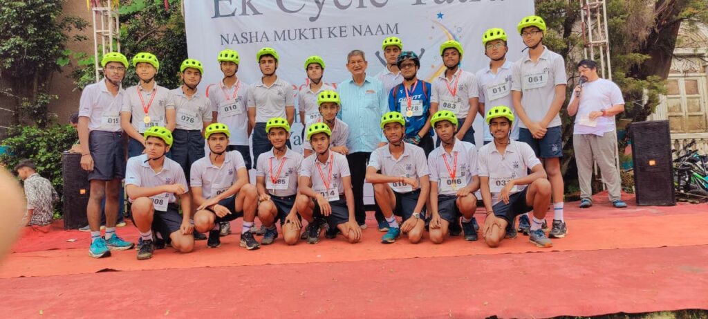 “एक साइकिल यात्रा नशा मुक्ति के नाम” का आयोजन