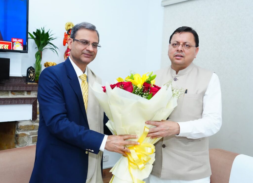 मुख्यमंत्री से आरबीआई गवर्नर संजय मल्होत्रा ने की शिष्टाचार भेंट