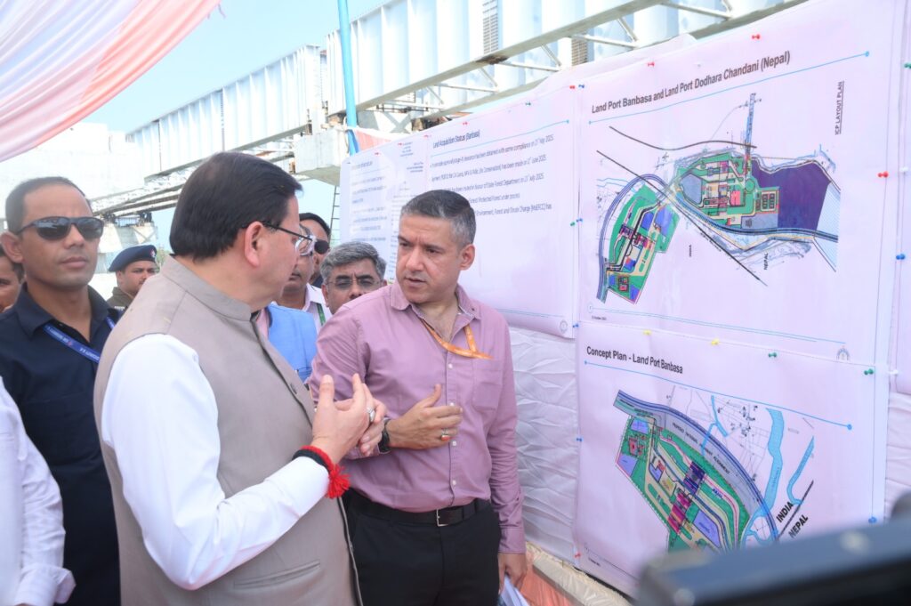 मुख्यमंत्री ने किया 500 करोड़ की लागत से निर्मित होने वाली आधुनिक लैंड पोर्ट परियोजना का स्थलीय निरीक्षण