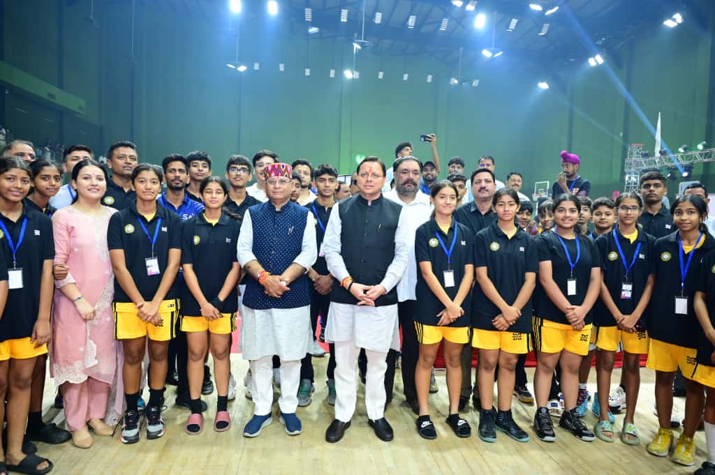 50वीं सब-जूनियर राष्ट्रीय बास्केटबॉल चैंपियनशिप का मुख्यमंत्री ने किया शुभारंभ