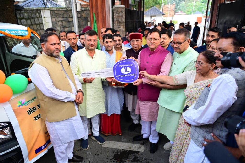 मुख्यमंत्री धामी ने किया शहरी विकास की महत्वाकांक्षी योजनाओं का लोकार्पण