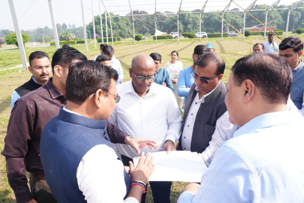 मुख्य सचिव ने एफआरआई में मुख्य कार्यक्रम की तैयारियों का लिया जायजा 