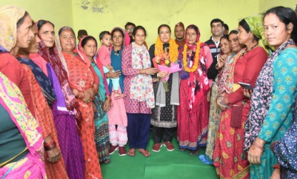 विकास कार्य सरकार की पहली प्रतिबद्धता : रेखा आर्या