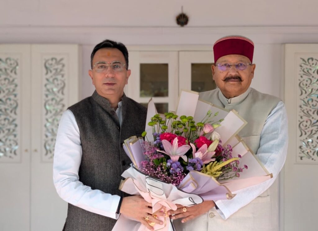 केन्द्रीय मंत्री जितिन प्रसाद से मिले महाराज, साइबर क्राइम और साइबर कानून पर हुई चर्चा