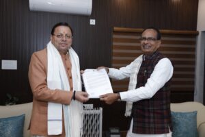 मुख्यमंत्री ने केंद्रीय ग्रामीण विकास एवं कृषि मंत्री से की भेंट