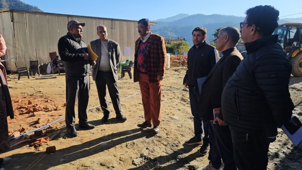 पिटकुल एमडी पीसी ध्यानी ने गढ़वाल क्षेत्र में निर्माणाधीन परियोजनाओं का किया निरीक्षण