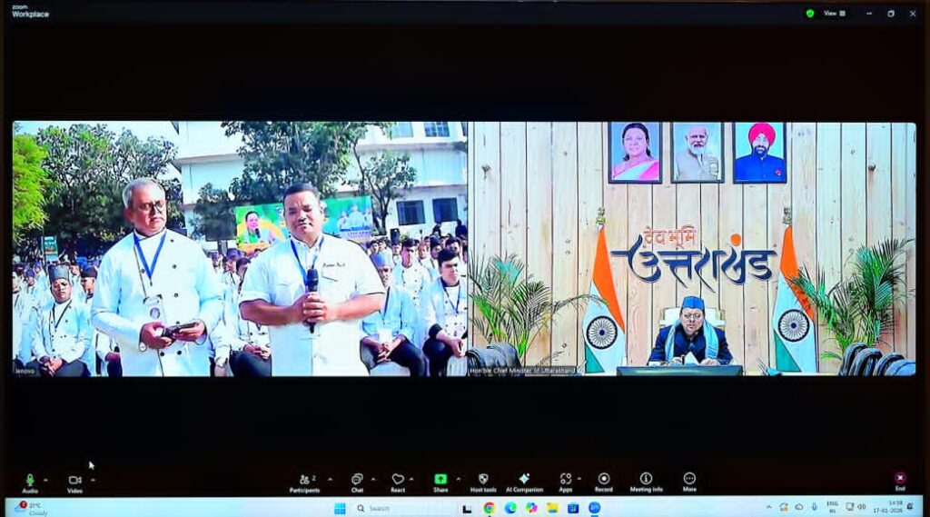 मुख्यमंत्री का शेफ समुदाय से संवाद, उत्तराखंड के स्वाद को “लोकल से ग्लोबल” बनाने का आह्वान