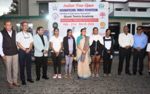 दून में अंतरराष्ट्रीय जूनियर टेनिस टूर्नामेंट शुरू, खेल मंत्री रेखा आर्या ने किया उद्घाटन