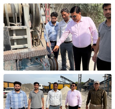 उत्तराखंड: निदेशक राजपाल लेघा की अध्यक्षता में अवैध खनन करने वाले 14 स्टोन क्रेशरो पर बड़ी कार्रवाई